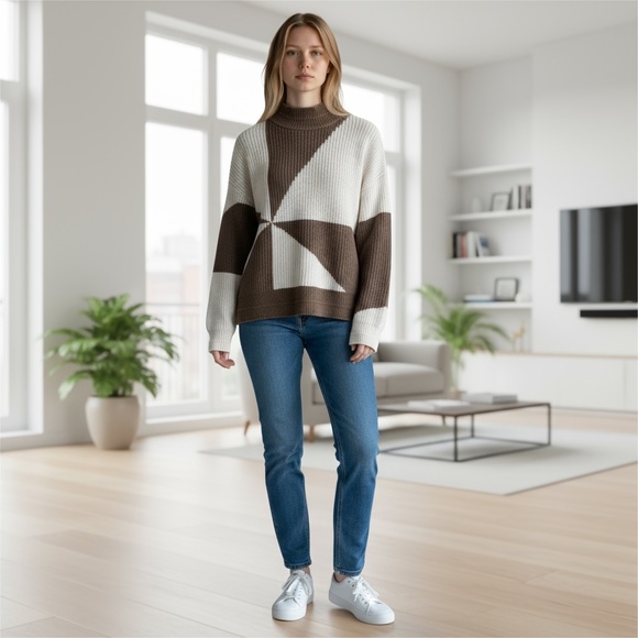 The Cashmere Project Sweater Womens Size M Minimalist 100% Cashmere Soft Warm - Picture 15 of 15